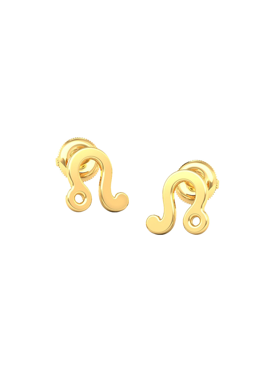 

CANDERE A KALYAN JEWELLERS COMPANY 18KT (750) BIS Hallmark Gold Stud Earrings-1.42 gm