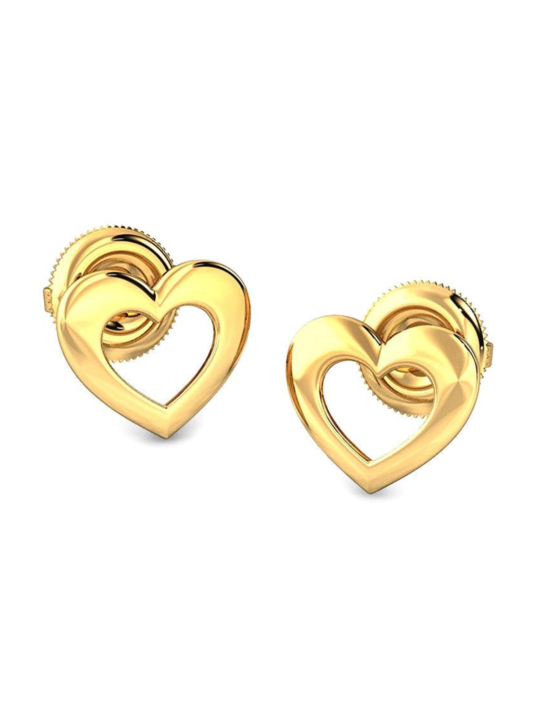 

CANDERE A KALYAN JEWELLERS COMPANY 18KT (750) BIS Hallmark Gold Stud Earrings-1.4 gm