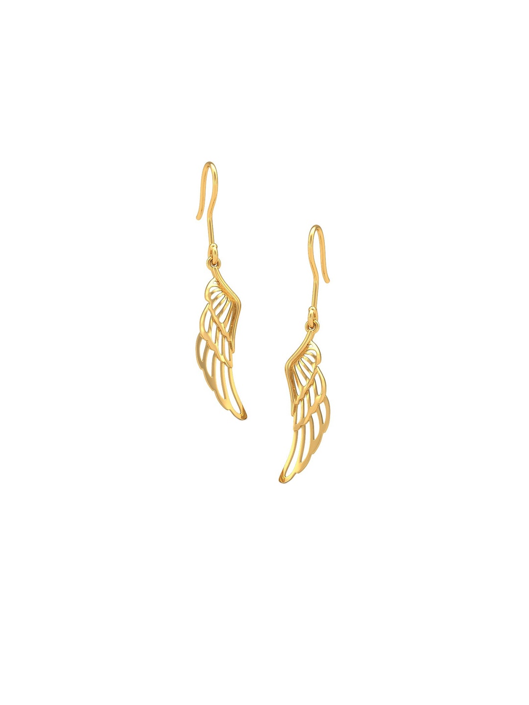 

CANDERE A KALYAN JEWELLERS COMPANY BIS Hallmark 14K Gold Earrings-1.66gm