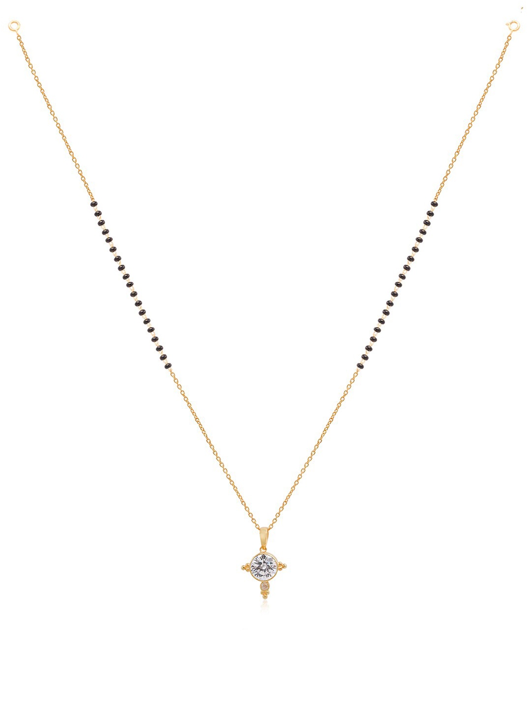 

Unniyarcha Gold-Plated 92.5 Silver Mangalsutra