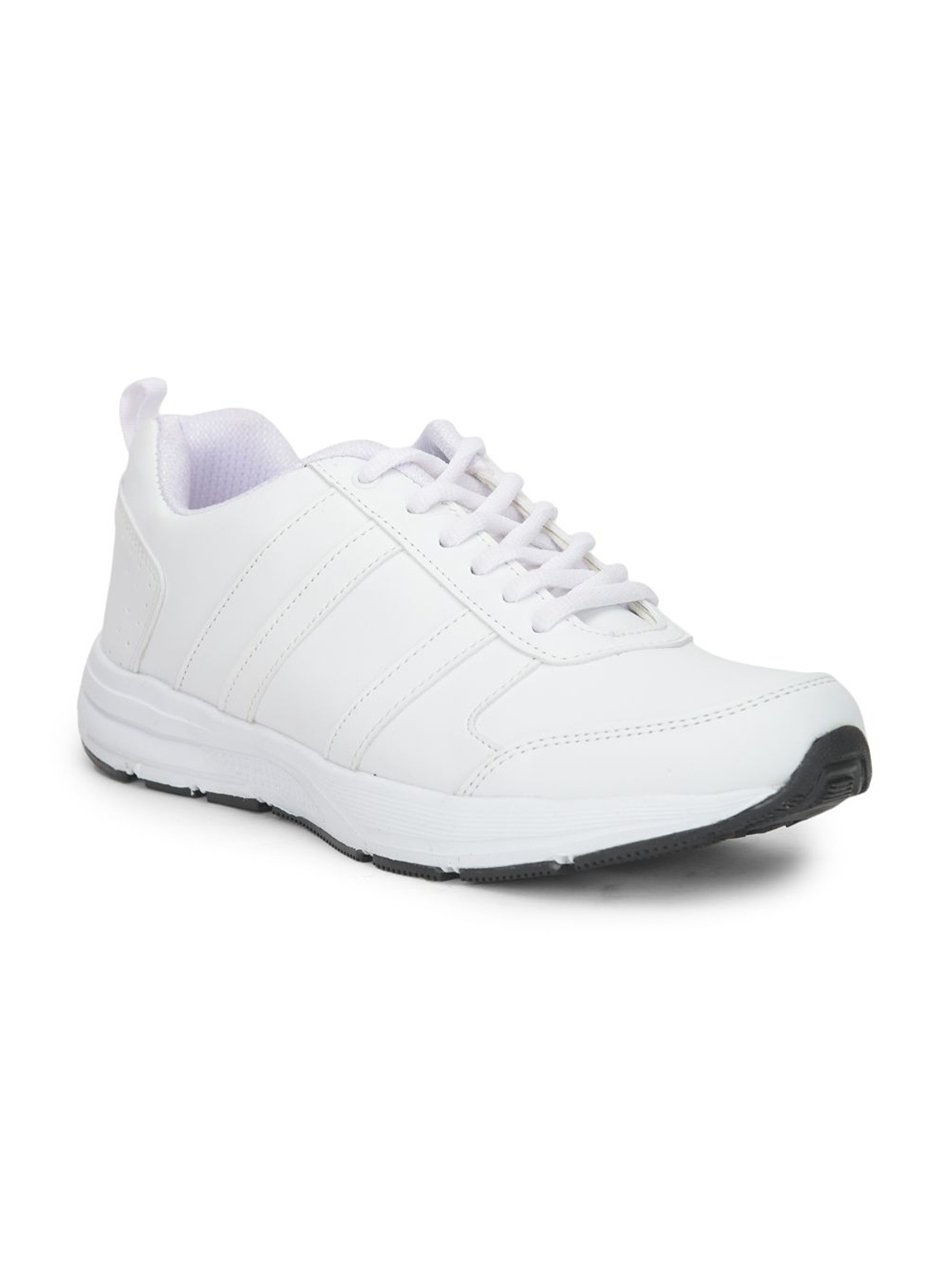 

Liberty Men Textured Lace-Up Running Shoes, White