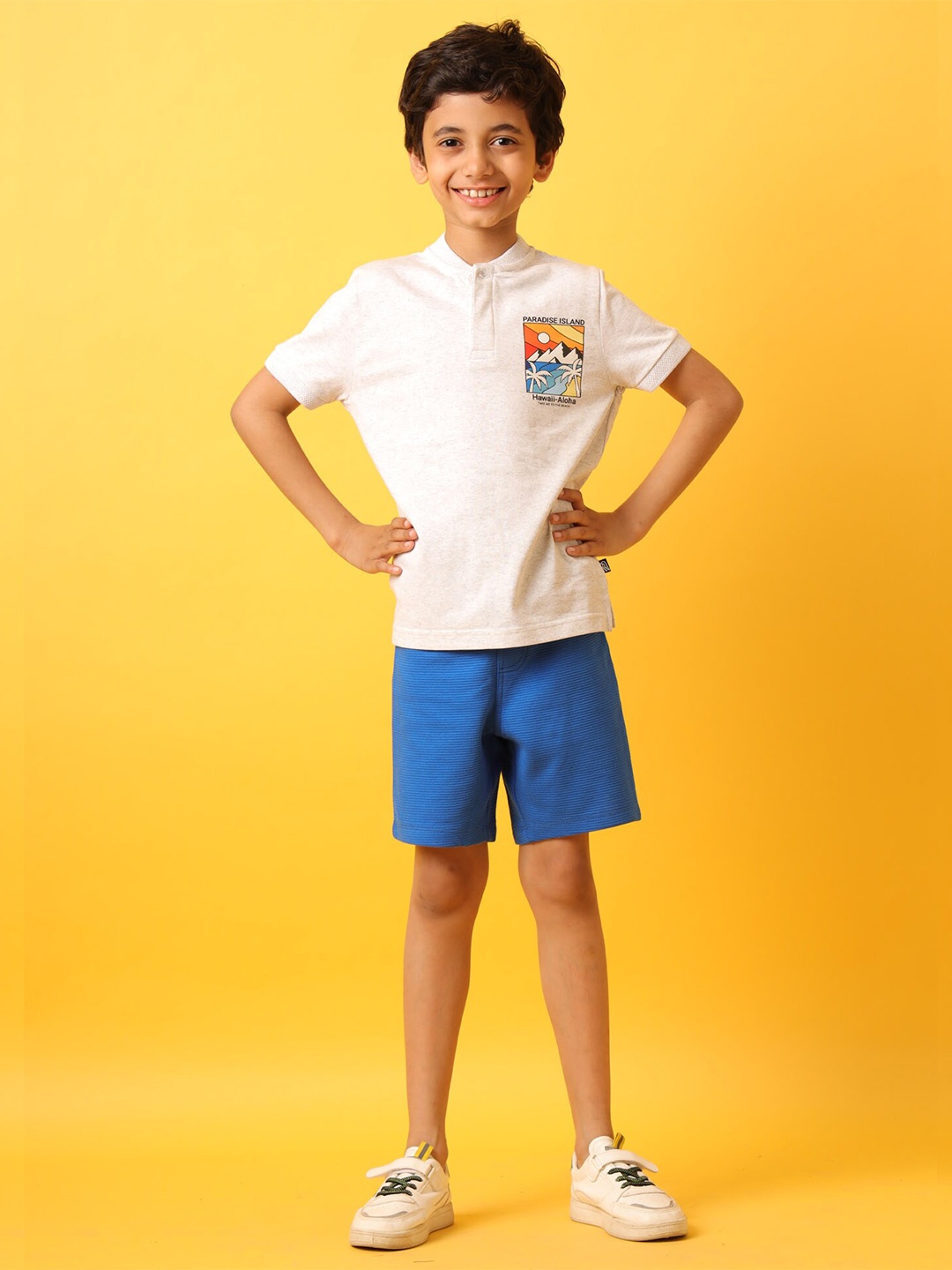 

Anthrilo Boys Clothing Set, White