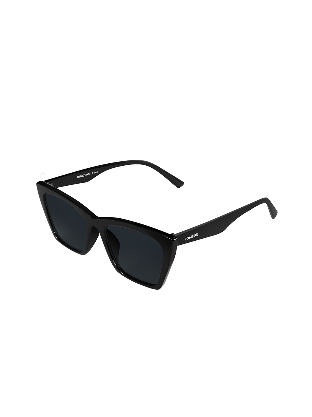 

ROYALTAIL Unisex Cateye Sunglasses With UV Protected Lens, Black