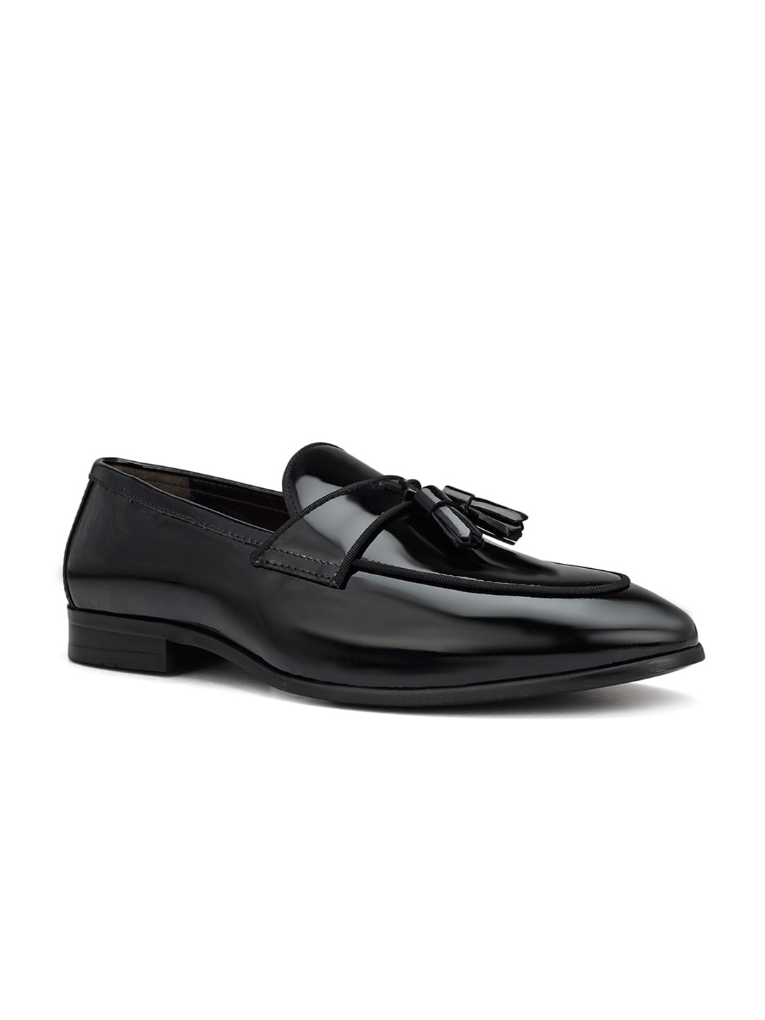 

ROSSO BRUNELLO Men Leather Loafers, Black