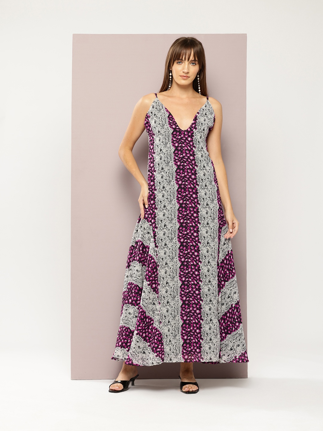 

aaliya Abstract Printed Maxi Dress, Multi