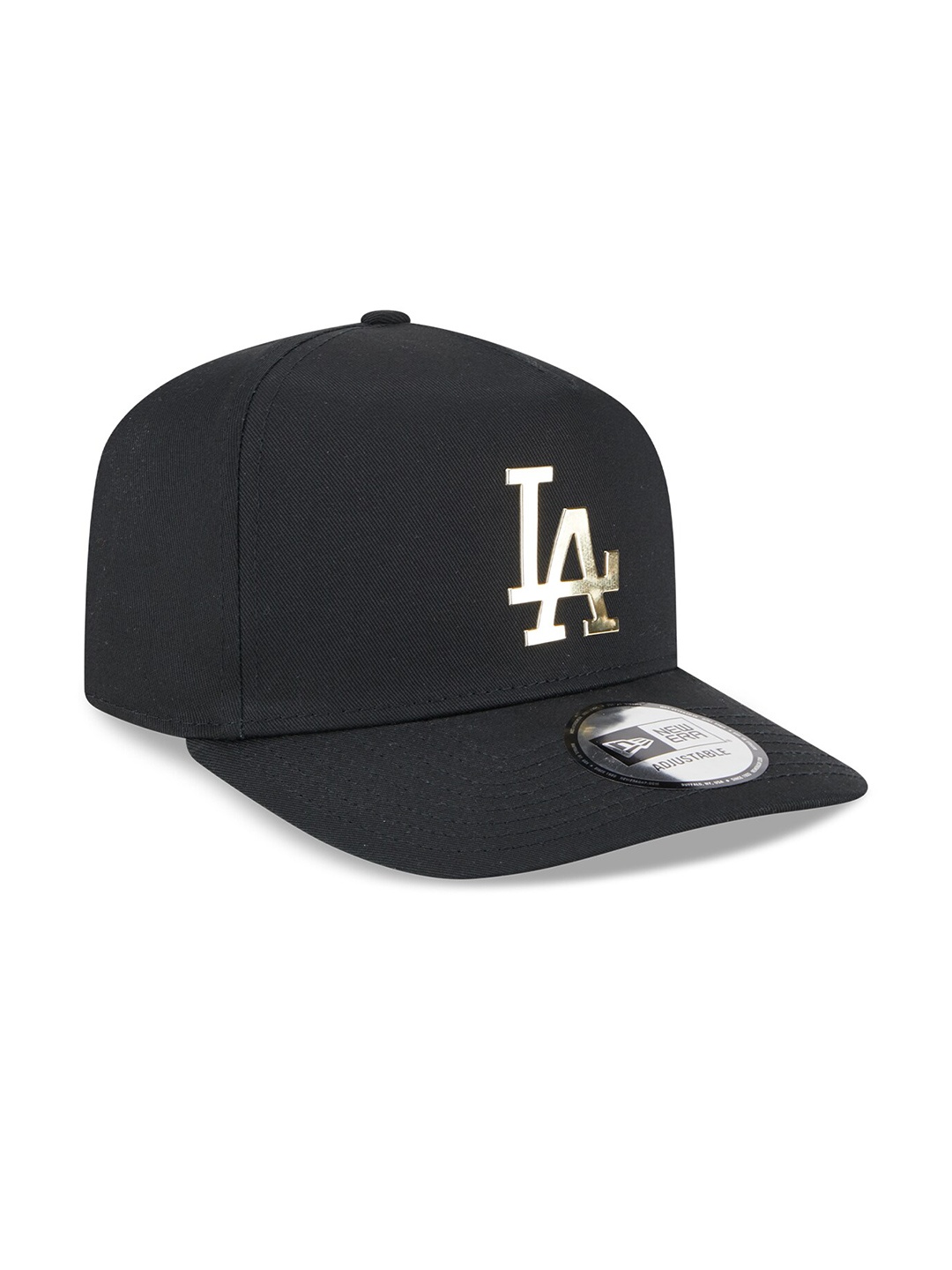 

New Era Unisex LA Dodgers Foil Pack A-Frame Trucker Cap, Black