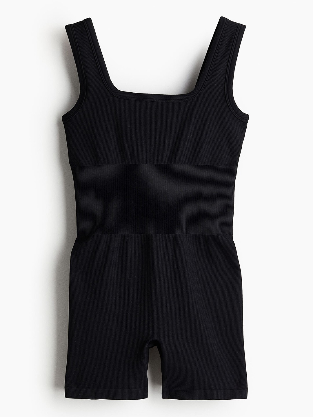 

H&M Women DryMove Seamless Short Unitard, Black