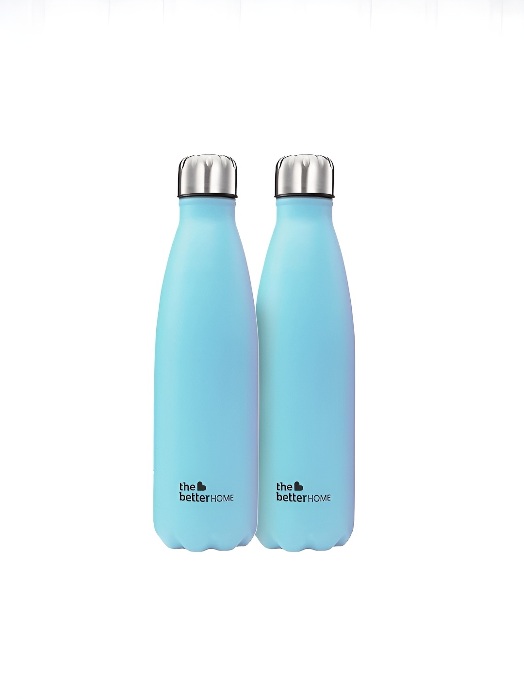 

The Better Home Blue 2 Pcs Stainless Steel Water Bottle 700 ml
