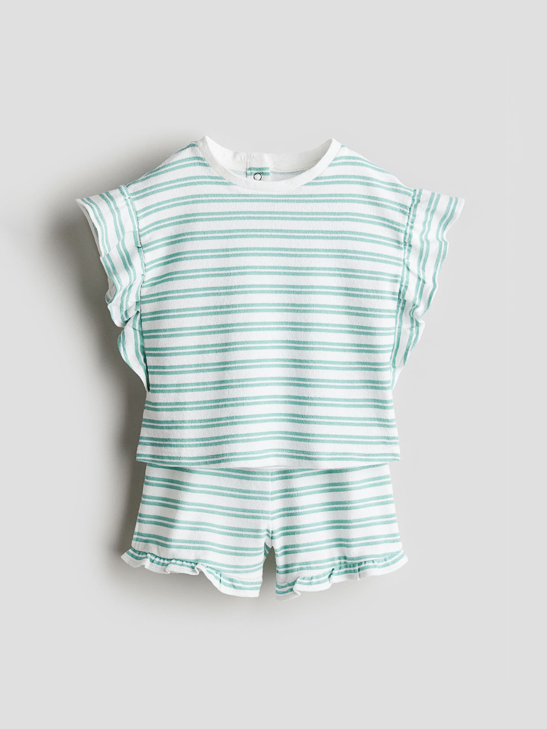 

H&M Girls 2-Piece Cotton Terry Set, White