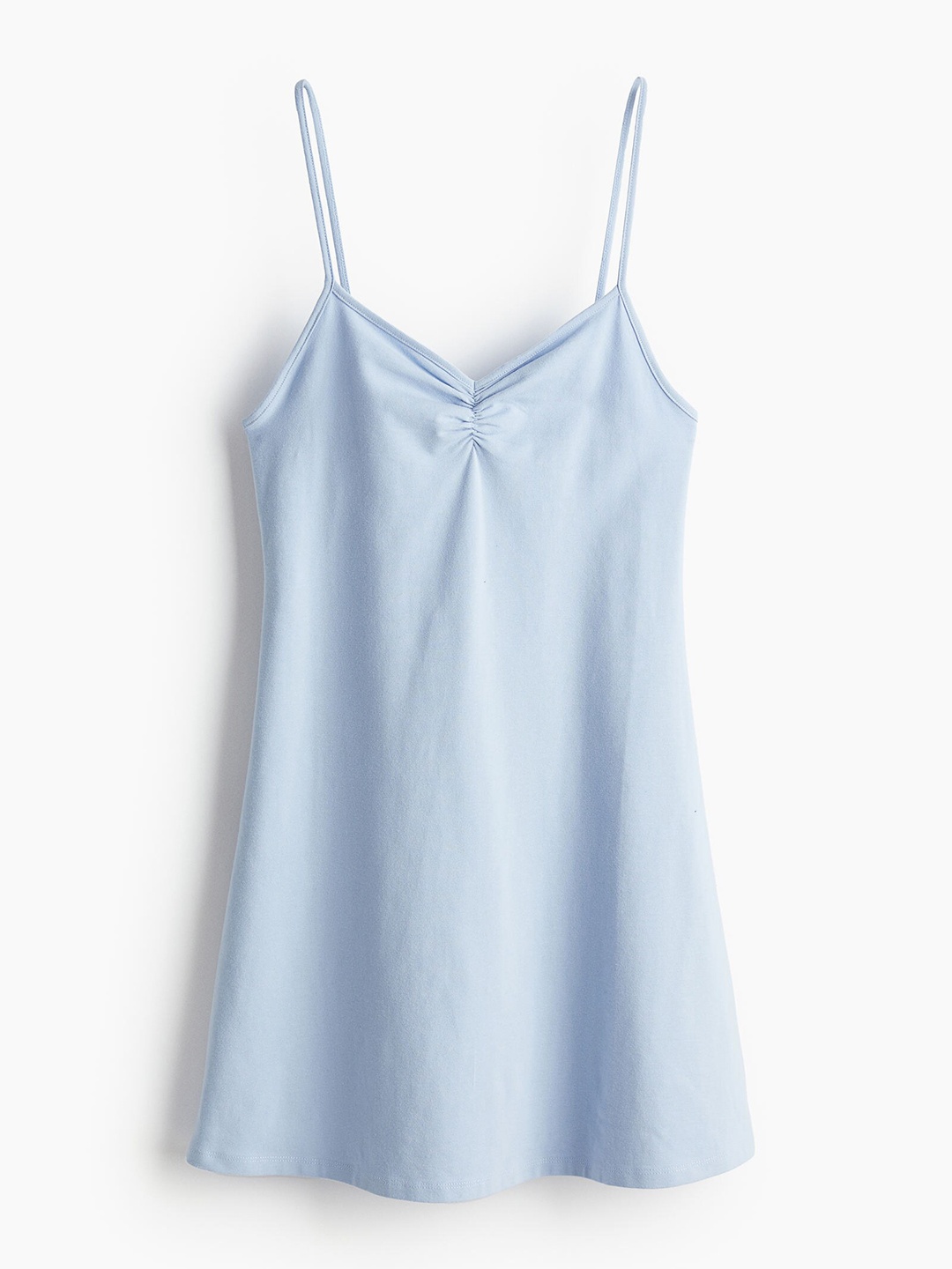 

H&M Women Flared-Skirt Jersey Dress, Blue