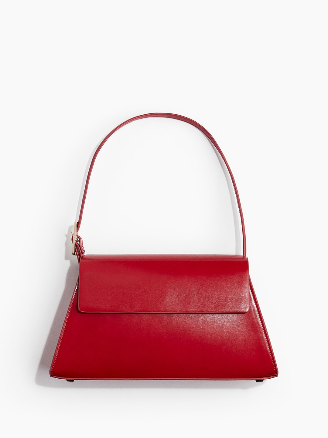 

H&M Flared Shoulder Bag, Red