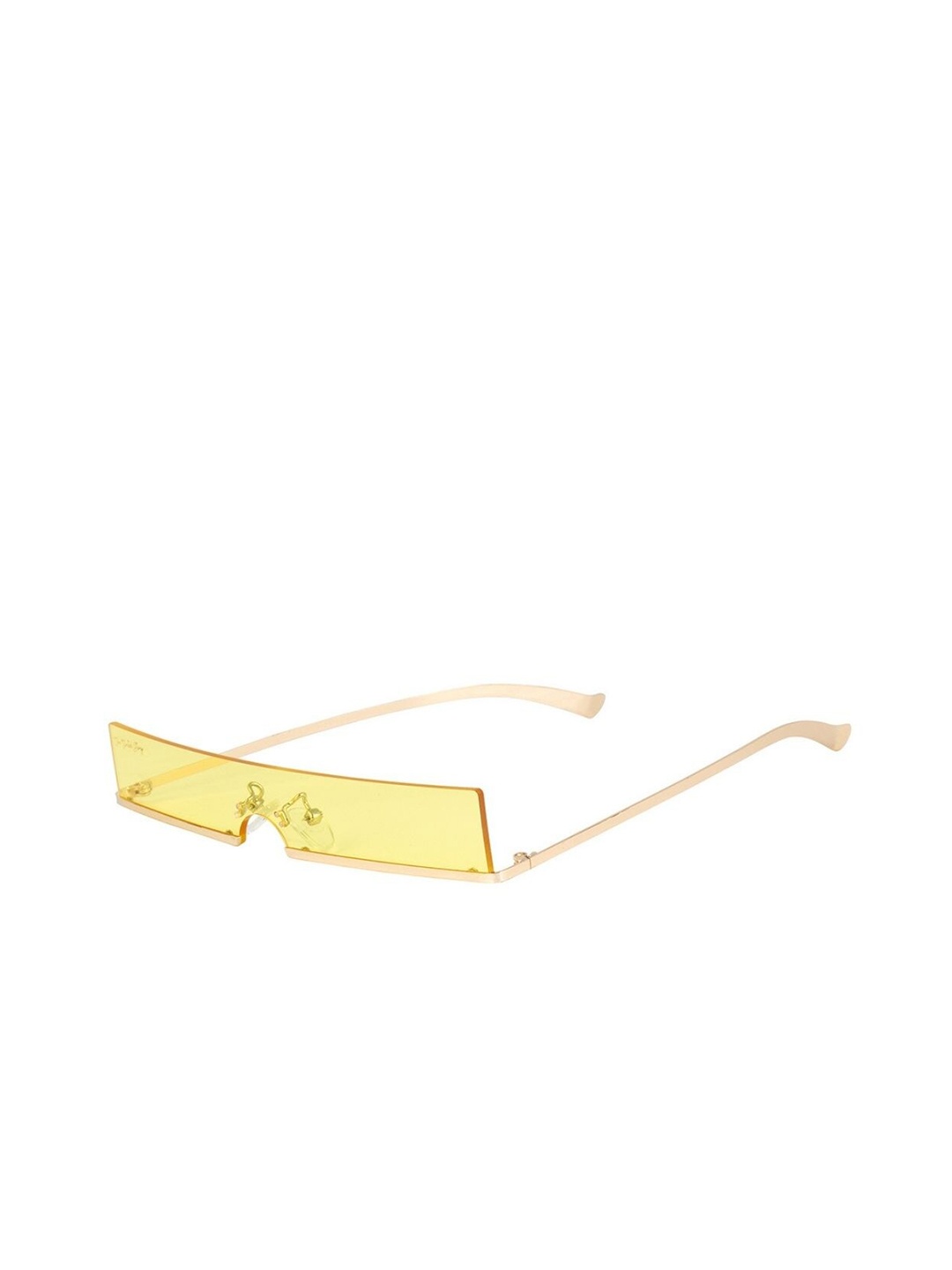 

The Tinted Story Unisex Rectangle Sunglasses with UV Protected Lens-TTS724 YL, Yellow