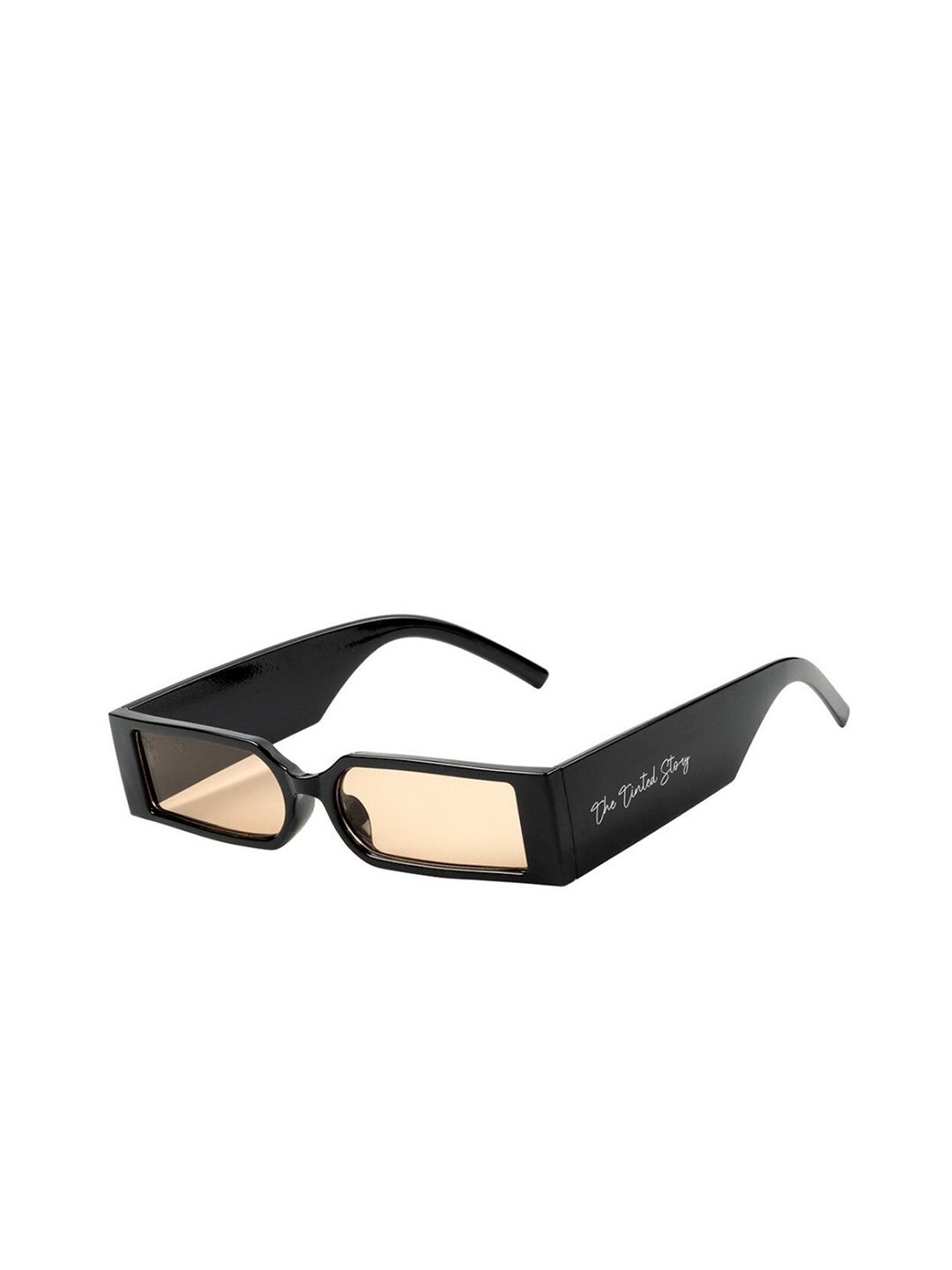 

The Tinted Story Unisex Rectangle Sunglasses with UV Protected Lens TTS171, Brown