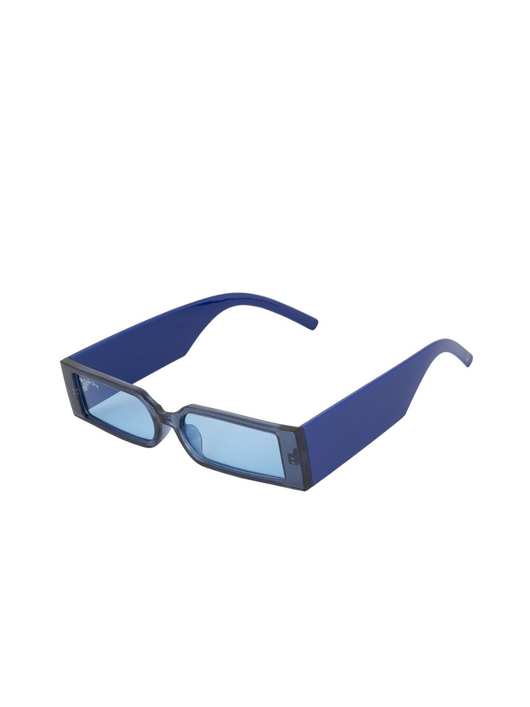 

The Tinted Story Unisex Rectangle Sunglasses with UV Protected Lens TTS171, Blue