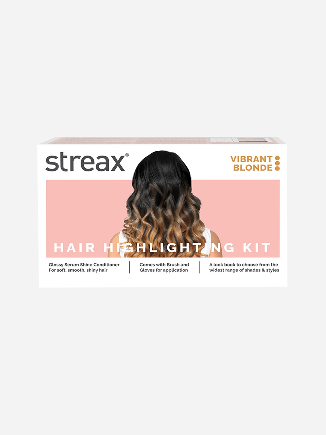 

Streax DIY Application Hair Colour Highlighting Kit - Vibrant Blonde, Gold
