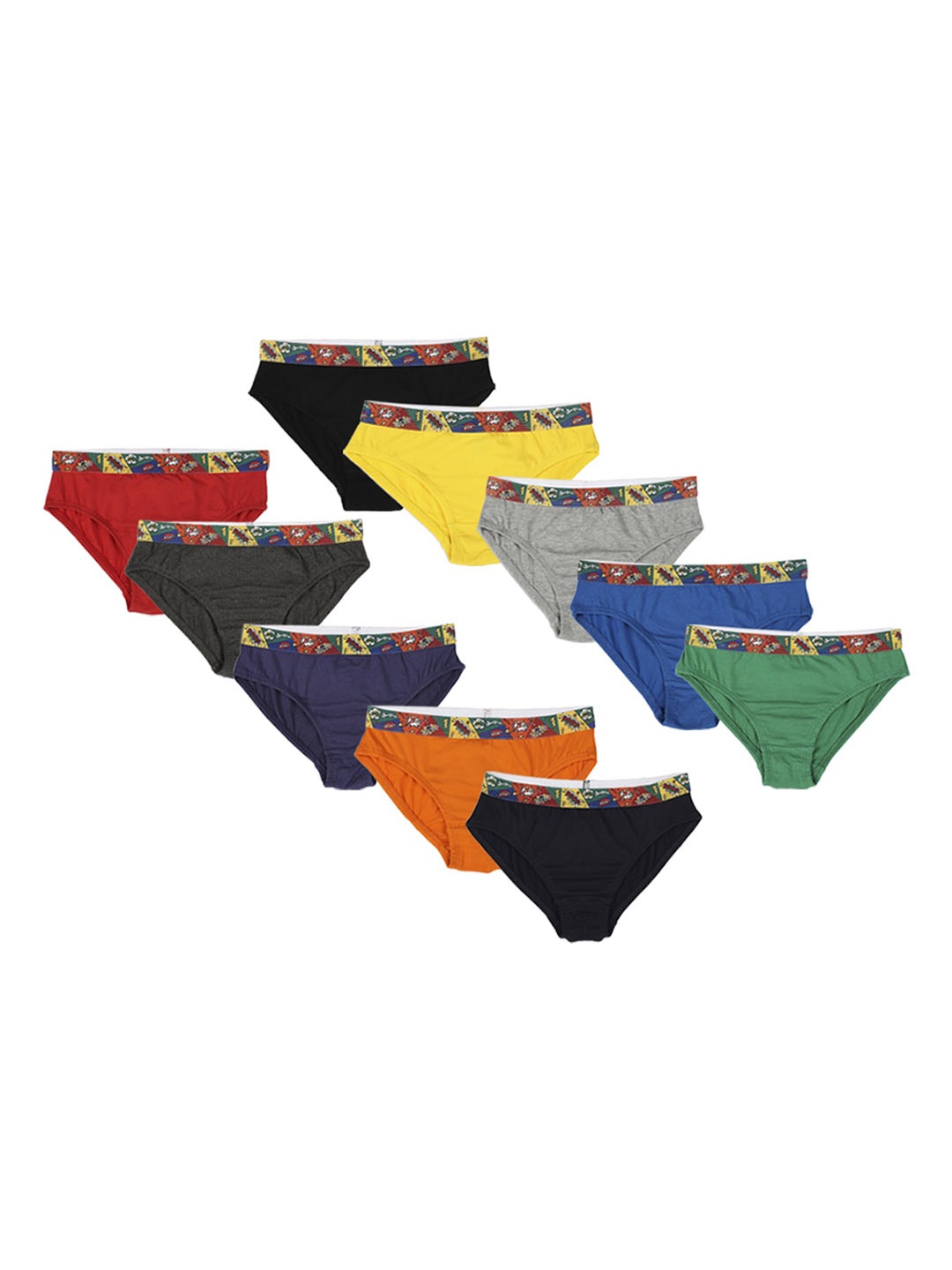 

BRAT Boys Pack Of 2 Assorted Briefs BR-BI-BR001-OE-2X5-GY.NB-6