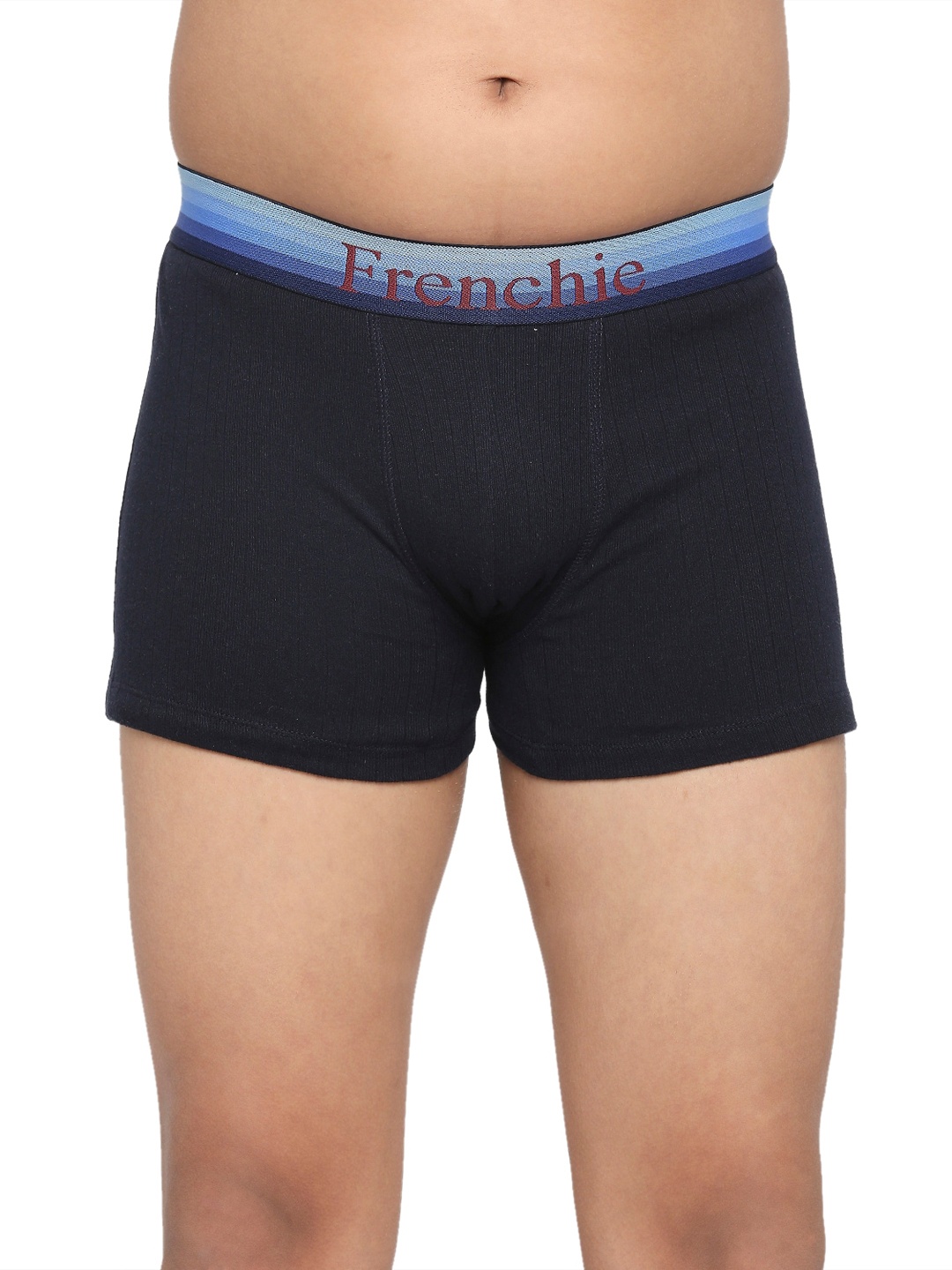 

FRENCHIE U1901 Teen Boys Pure Cotton Trunk- FR-BI-TR-U1902-1X5-Navy-XS, Navy blue