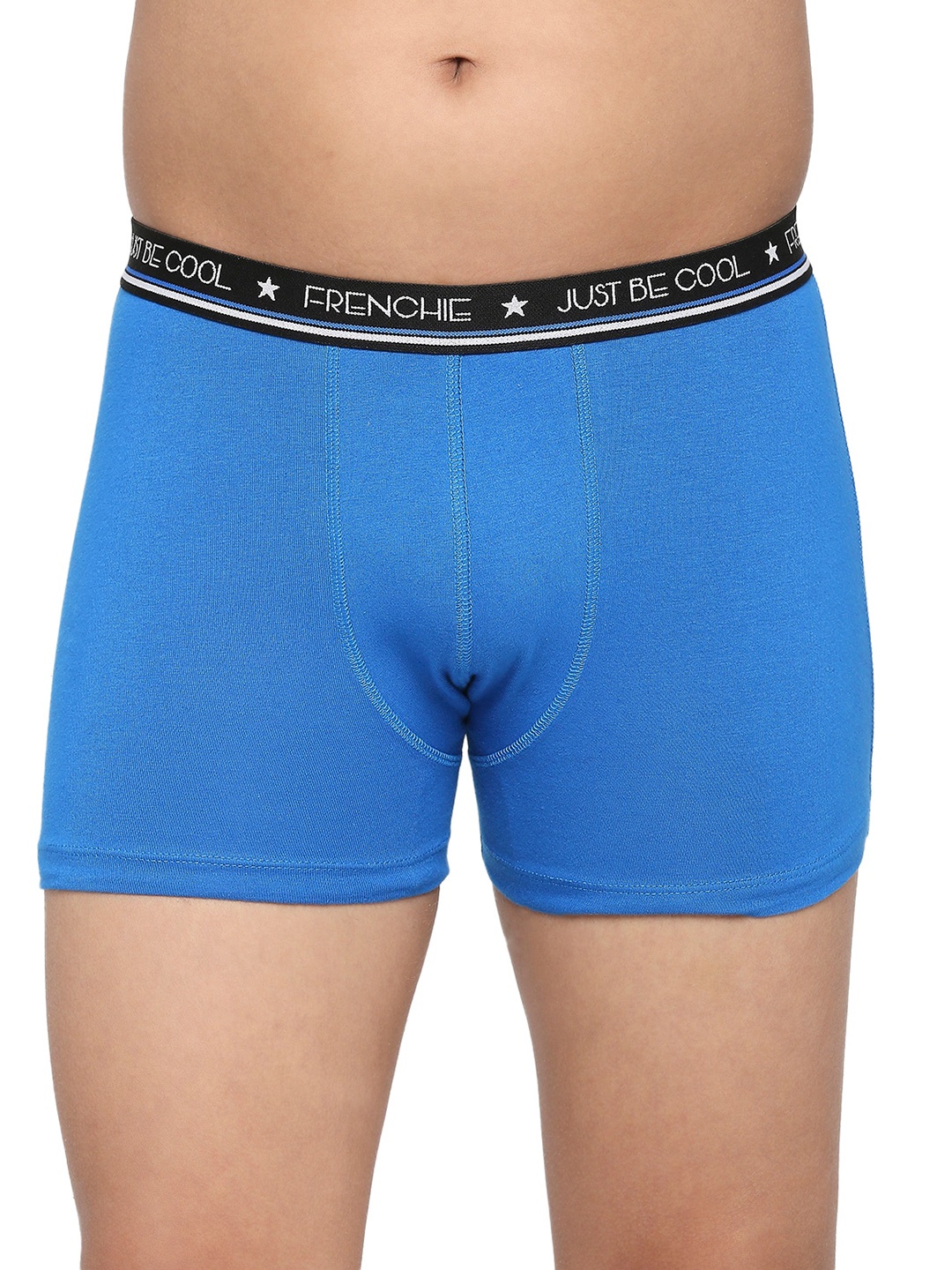 

FRENCHIE U1908 Teen Boys Mid-Rise Cotton Trunk FR-BI-TR-U1908-1X5-Blue-XS