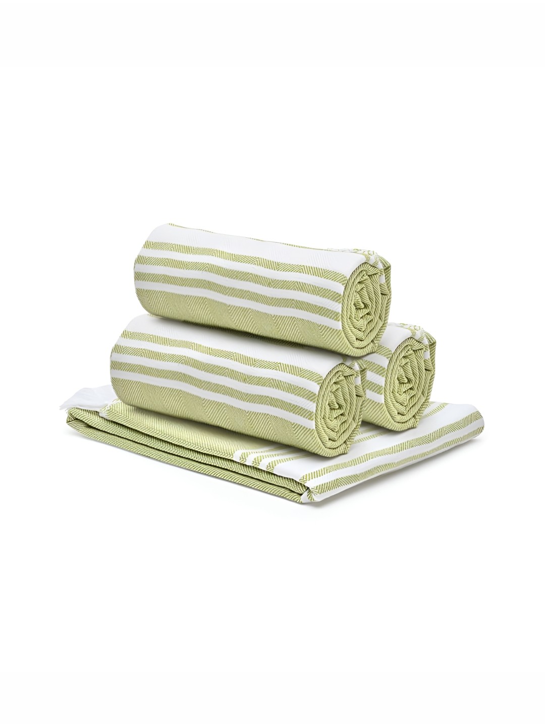 

The Better Home Green 4 Pieces Cotton 200 GSM Towel Set