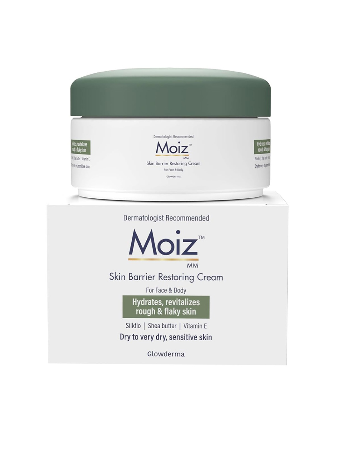 

RAASO Moiz MM Skin Barrier Restoring Cream With Vitamin E - 150g, White