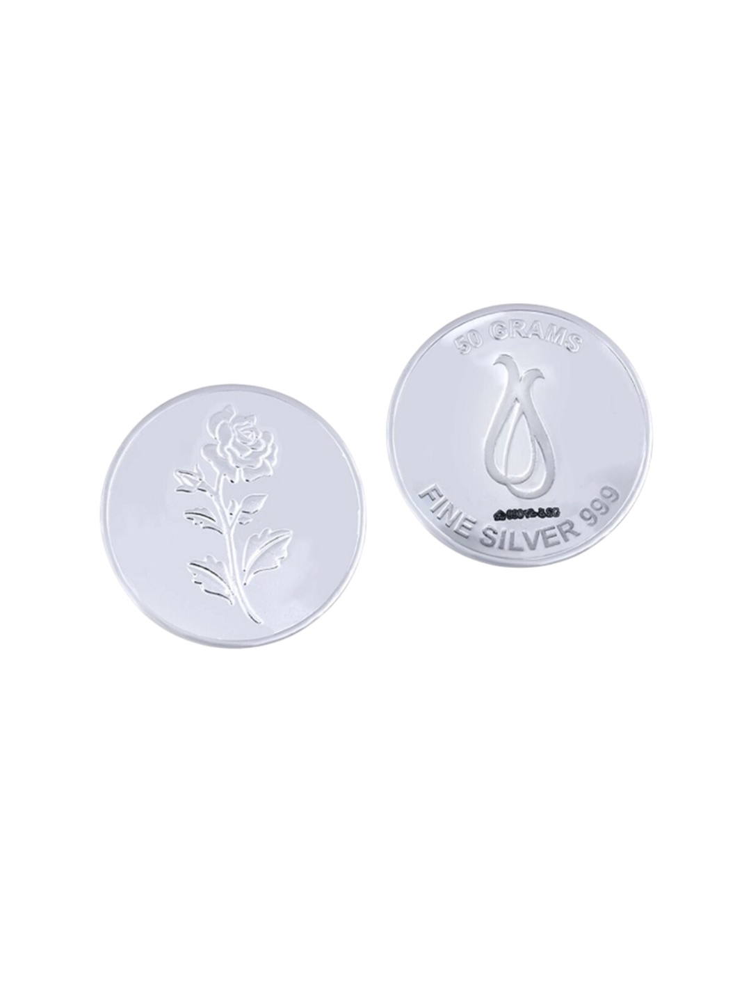 

SENCO Floral 999 Pure Silver Precious Coin- 50 gram