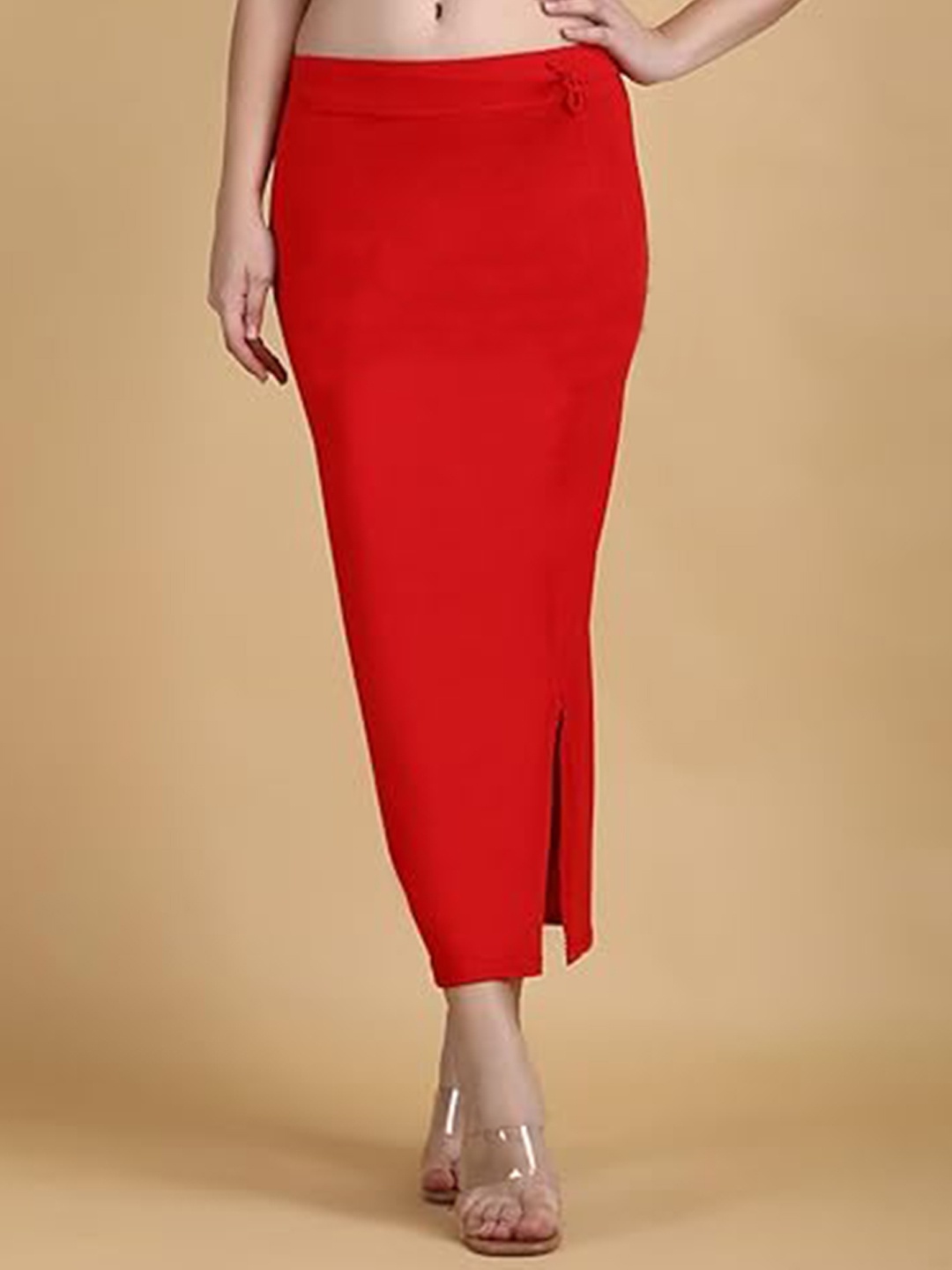 

Klassik Straight Saree Shapewear, Red