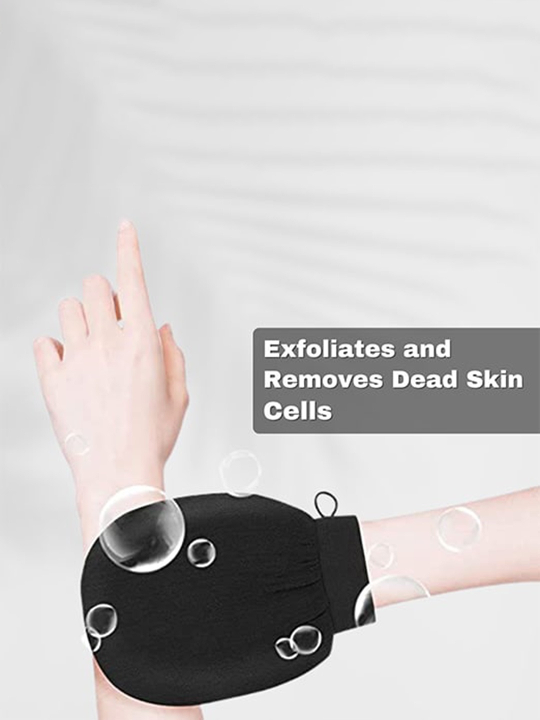 

CSC Bath Glove For Tan Removal & Dead Skin - Black
