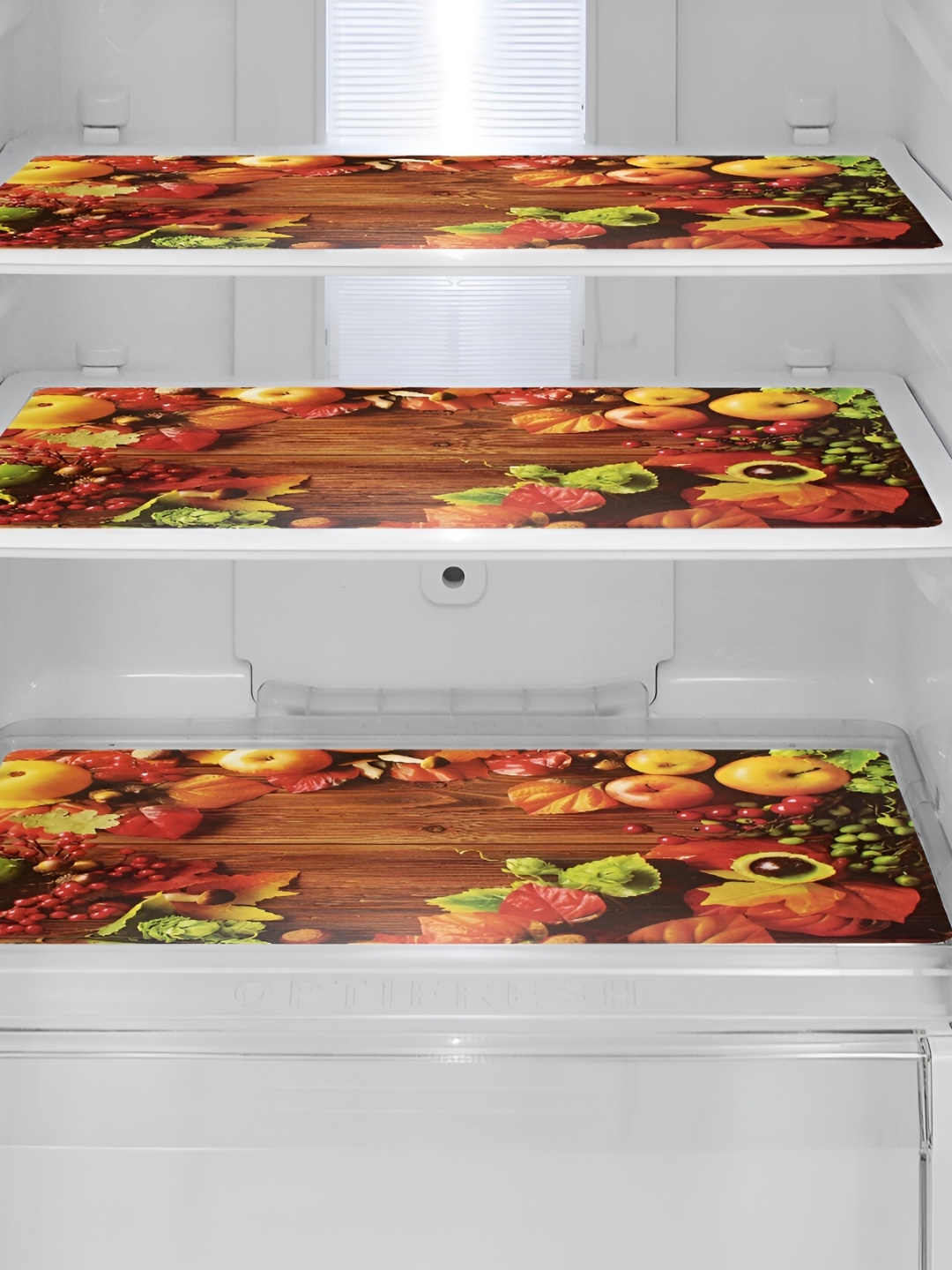 

REVEXO Gold-Toned Printed Fridge Mats