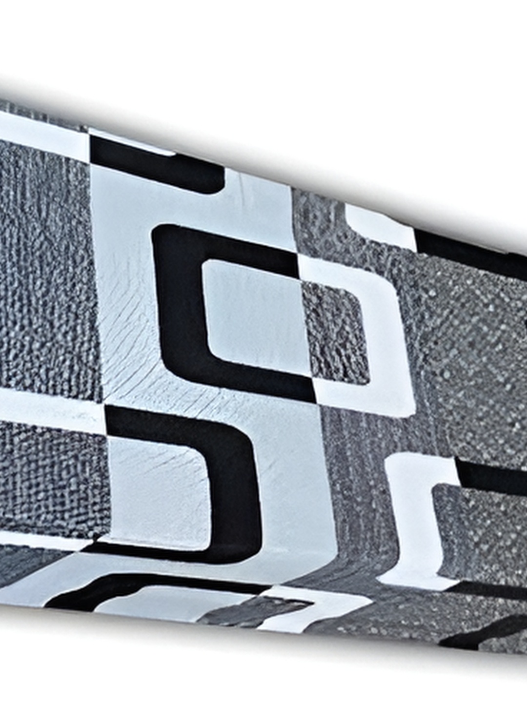 

REVEXO Black & White Geometric Printed Air Conditioner Cover