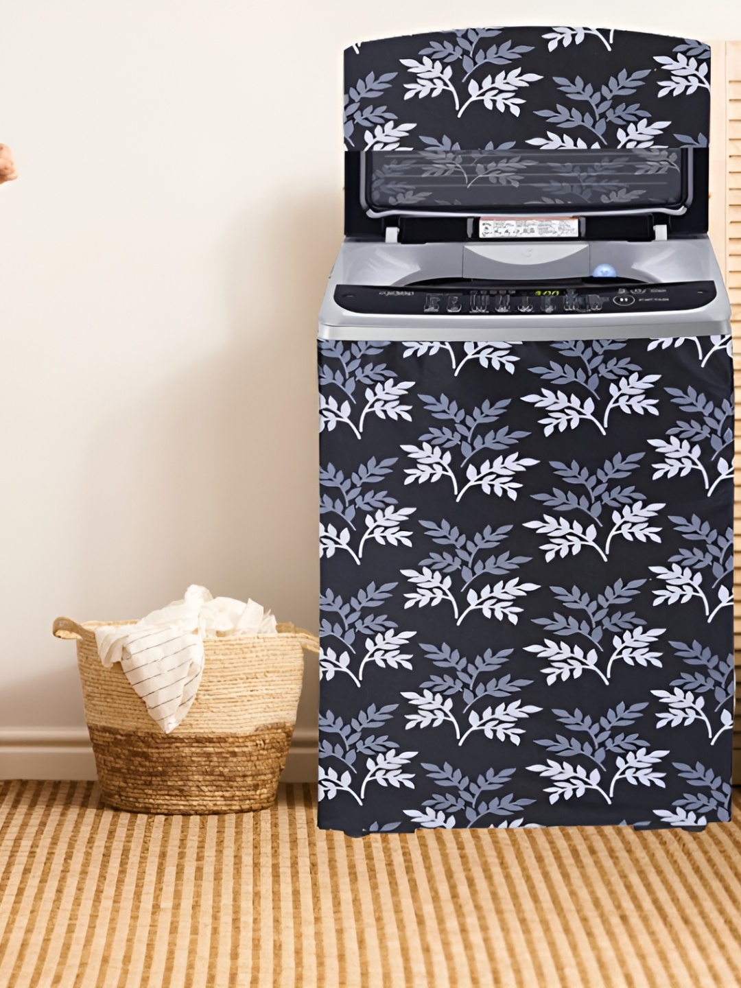 

REVEXO Black & White Printed Washing Machine Covers