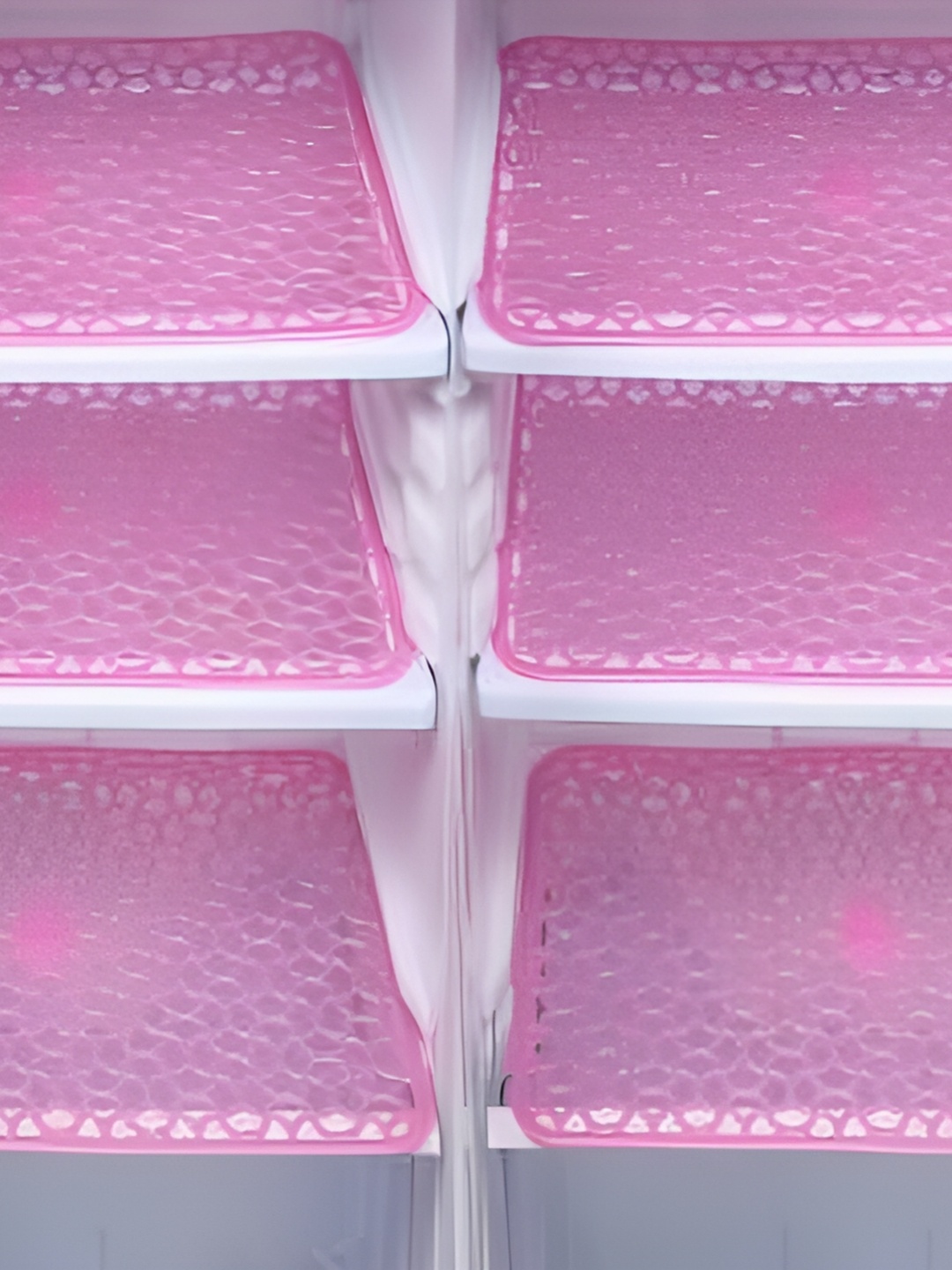 

REVEXO Pink 3 Pieces Printed Fridge Mats
