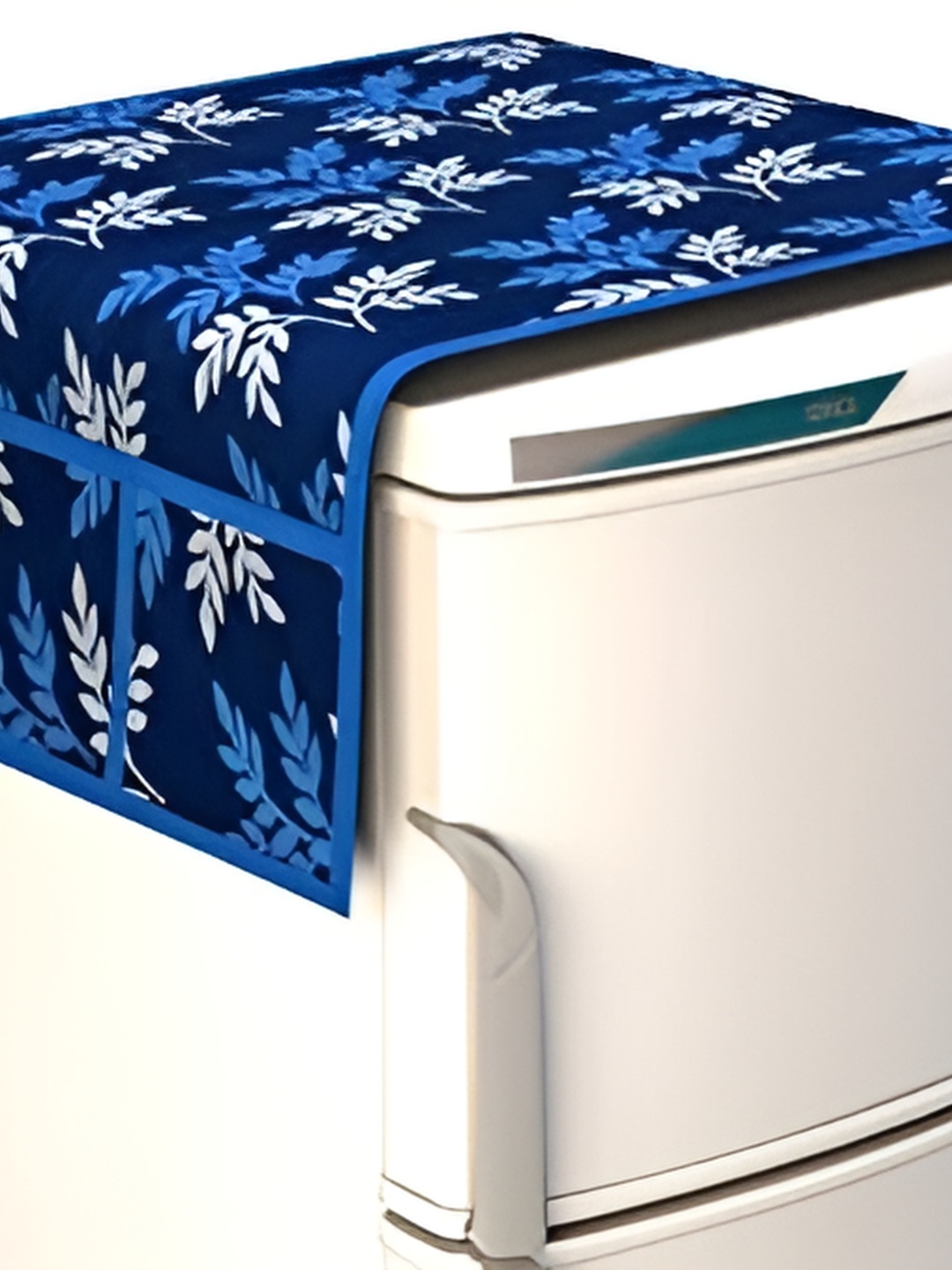 

REVEXO Blue & White Printed Fridge Appliance cover