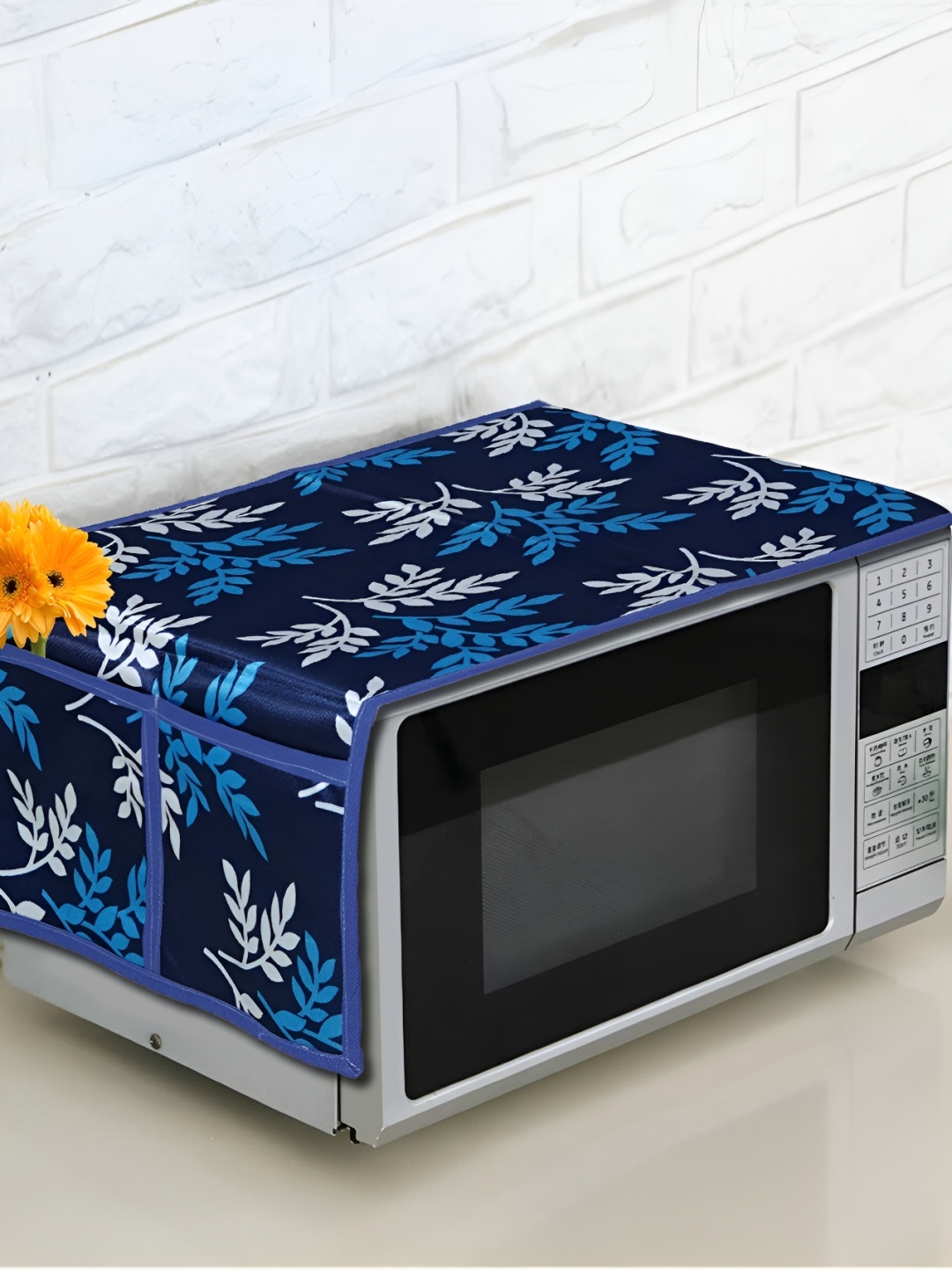 

REVEXO Blue Printed Microwave Oven Covers