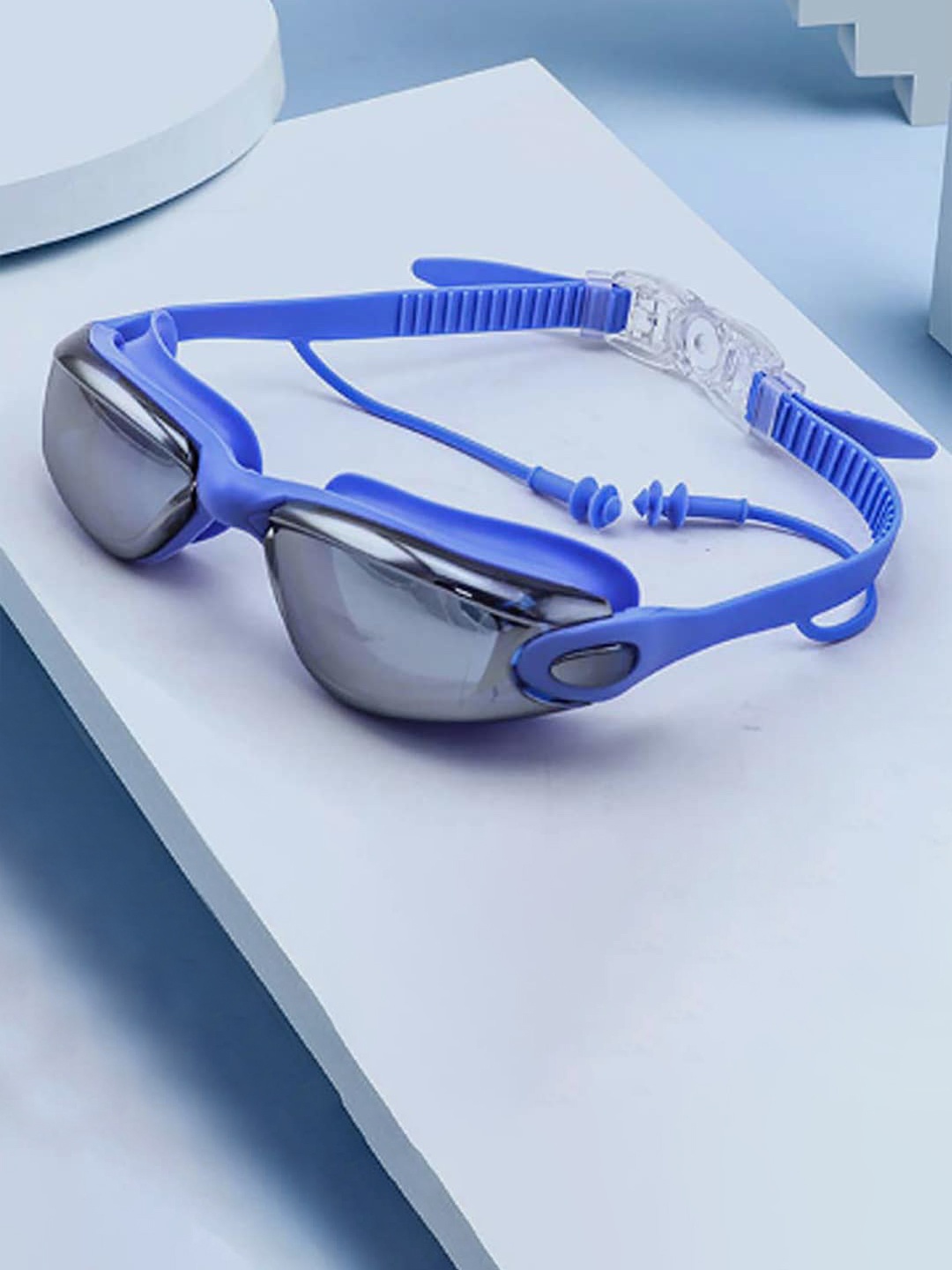 

Little Surprise Box LLP Anti-Fog Swimming Goggles, Blue