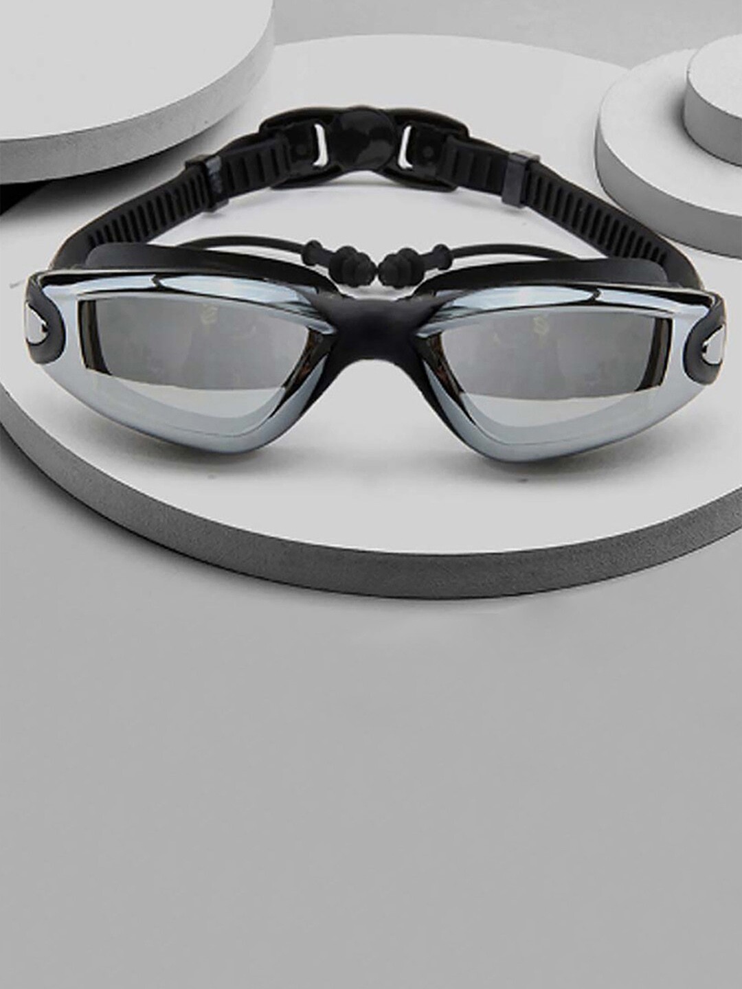 

Little Surprise Box LLP Anti Fog Swimming Goggles, Black