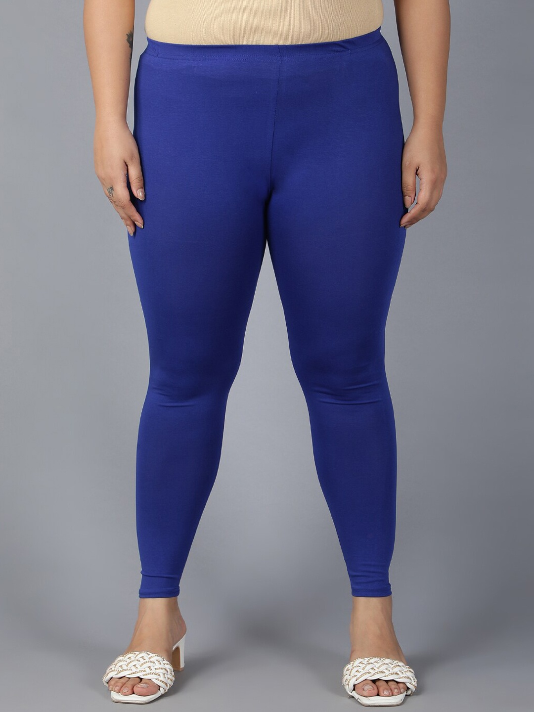 

Plus Size Ankle Length Legging, Blue