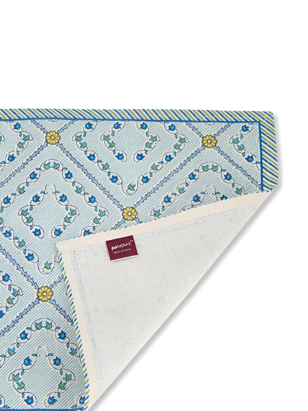 

Fabindia Turquoise Blue 6 Pieces Printed Cotton Table Placemats