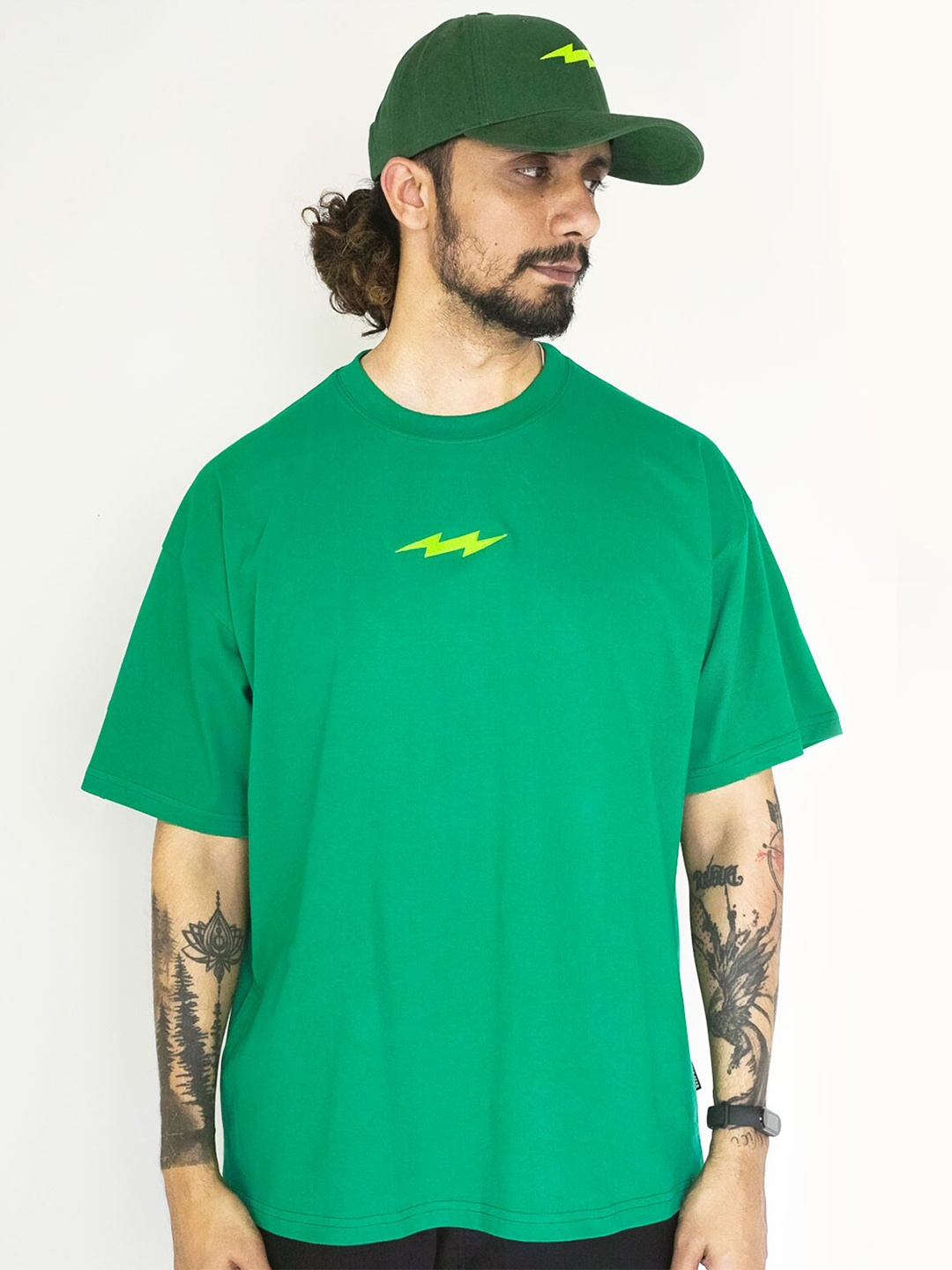 

SUPERVEK Round Neck T-shirt, Green