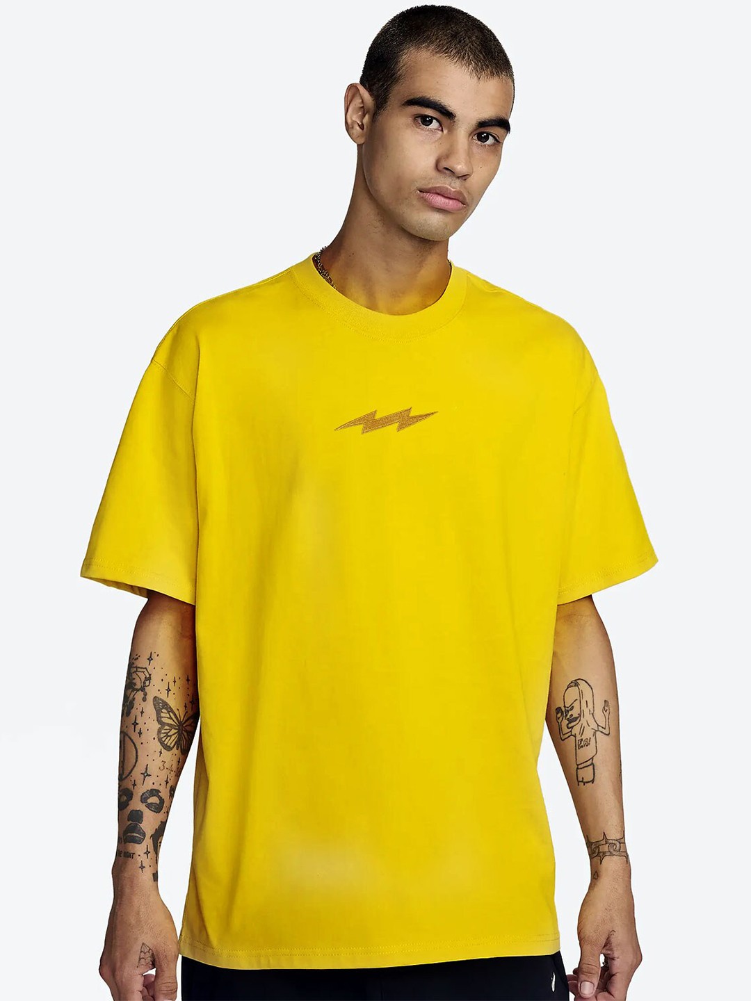

SUPERVEK Round Neck T-shirt, Yellow