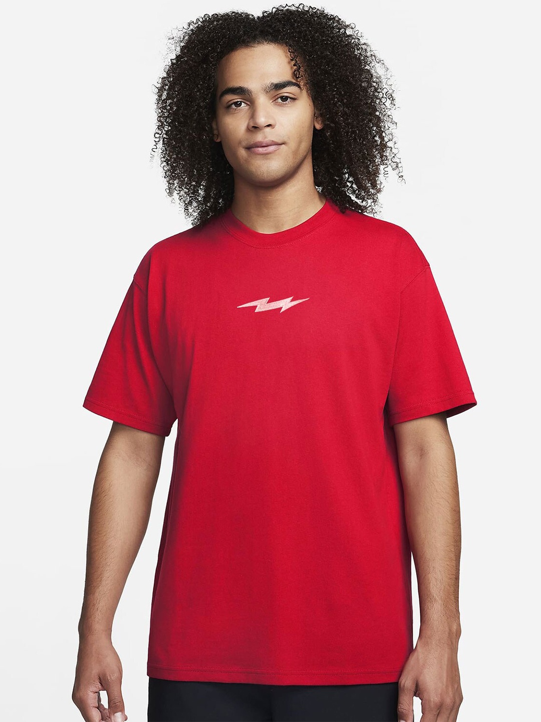 

SUPERVEK Round Neck T-shirt, Red