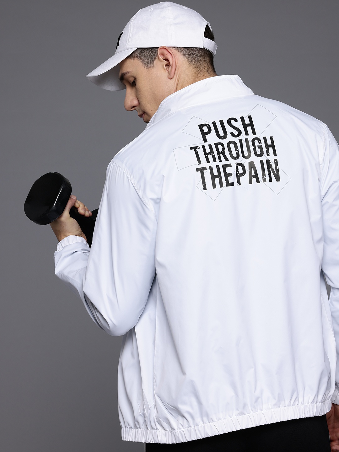 

HRX by Hrithik Roshan Rapid Dry Training Jacket, White