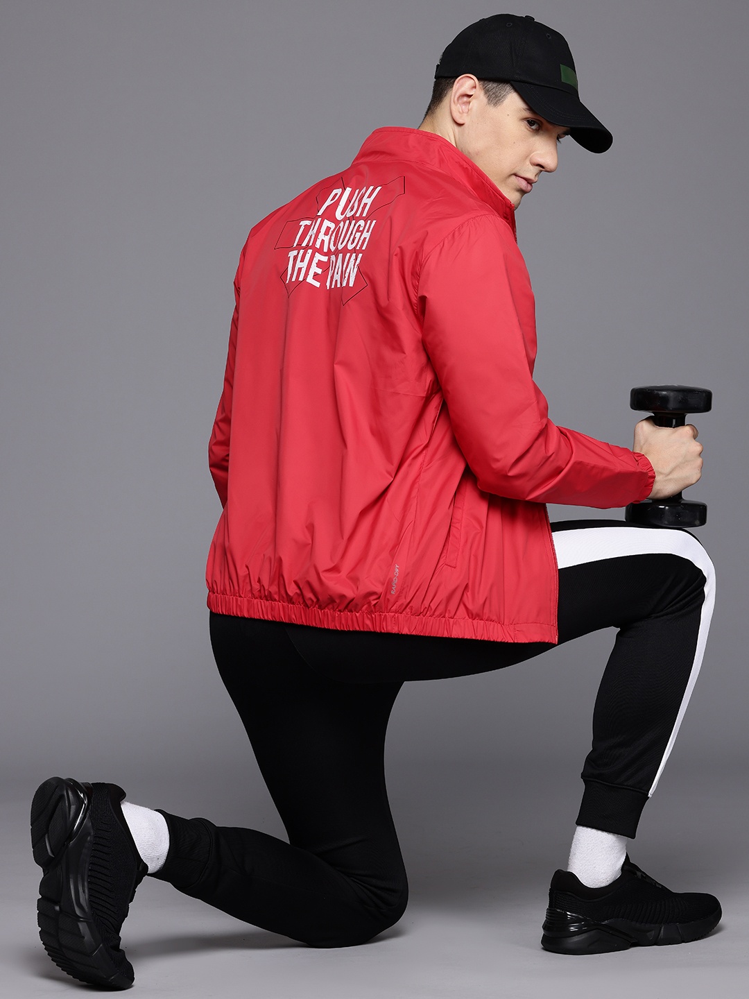 

HRX by Hrithik Roshan Rapid Dry Training Jacket, Red