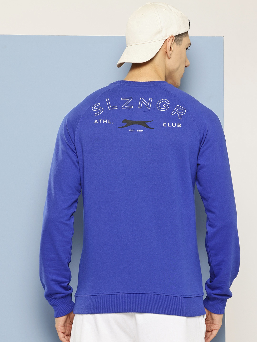 

Slazenger Men Printed Sweatshirt, Blue
