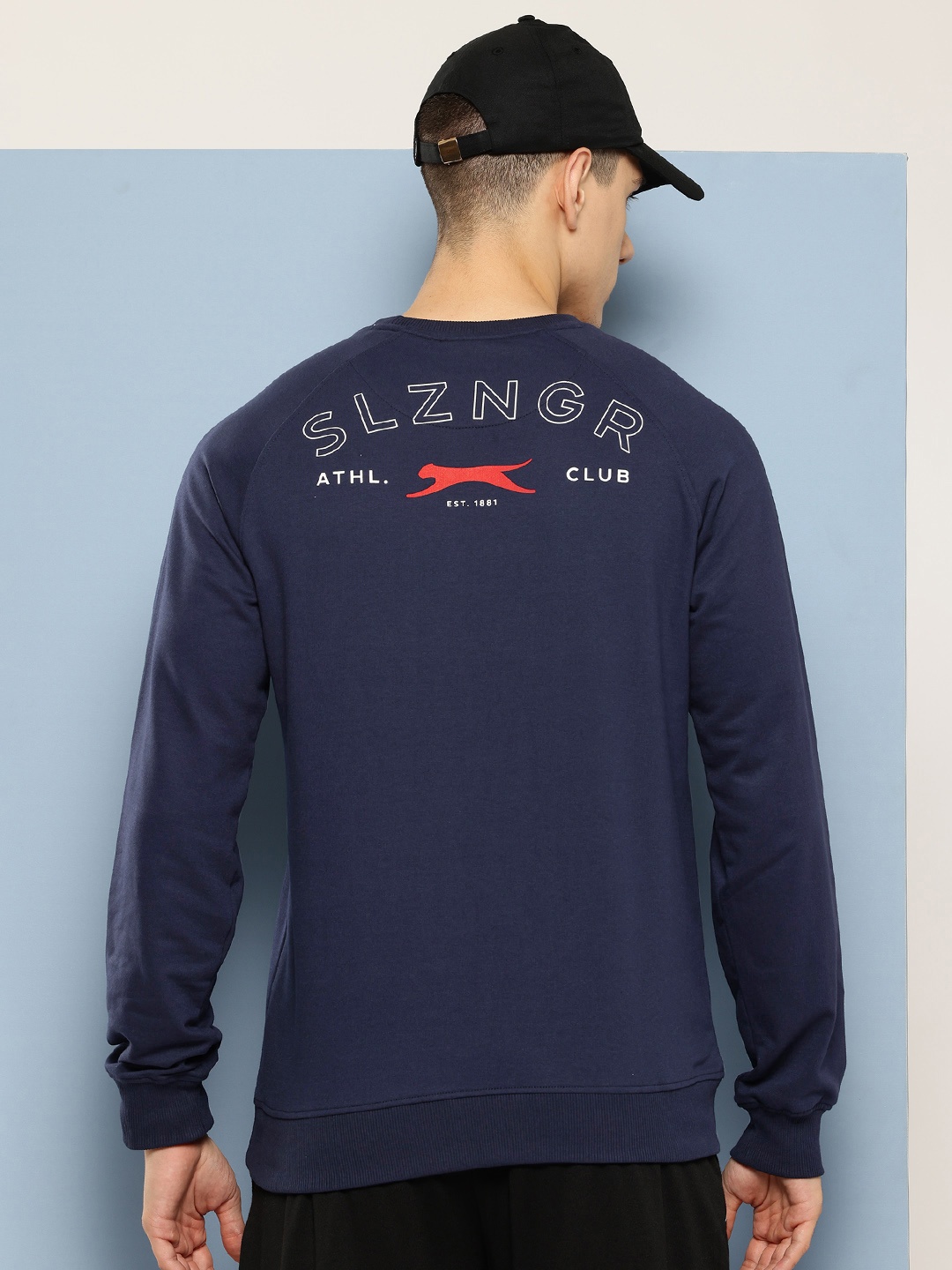 

Slazenger Printed Sweatshirt, Navy blue