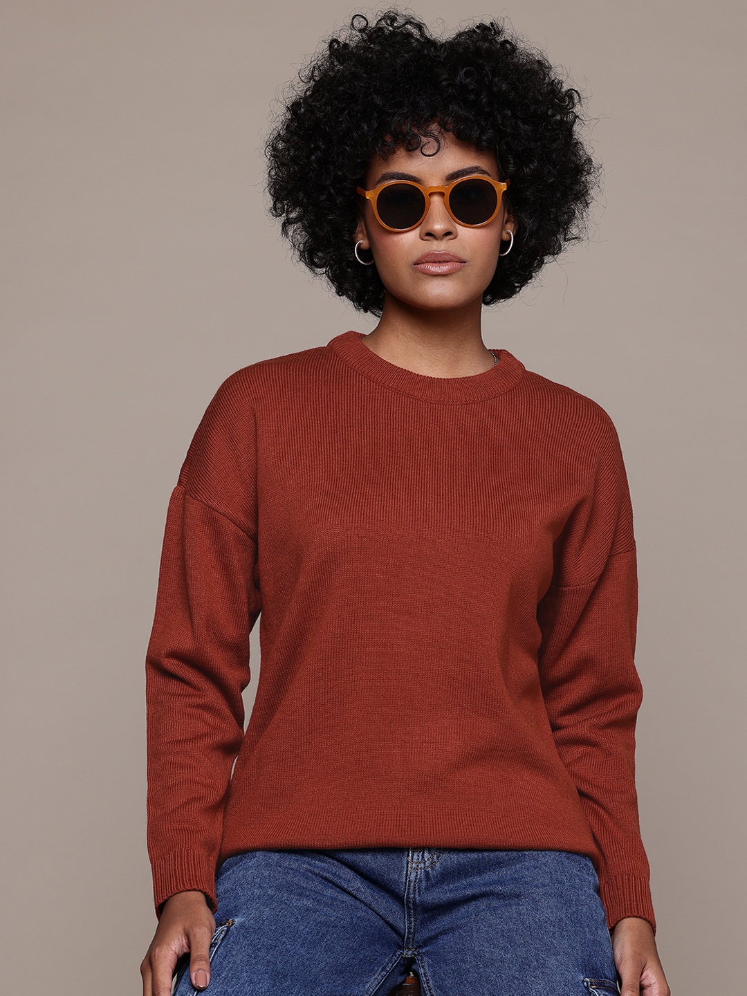 

The Roadster Lifestyle Co. Pullover Sweater, Rust