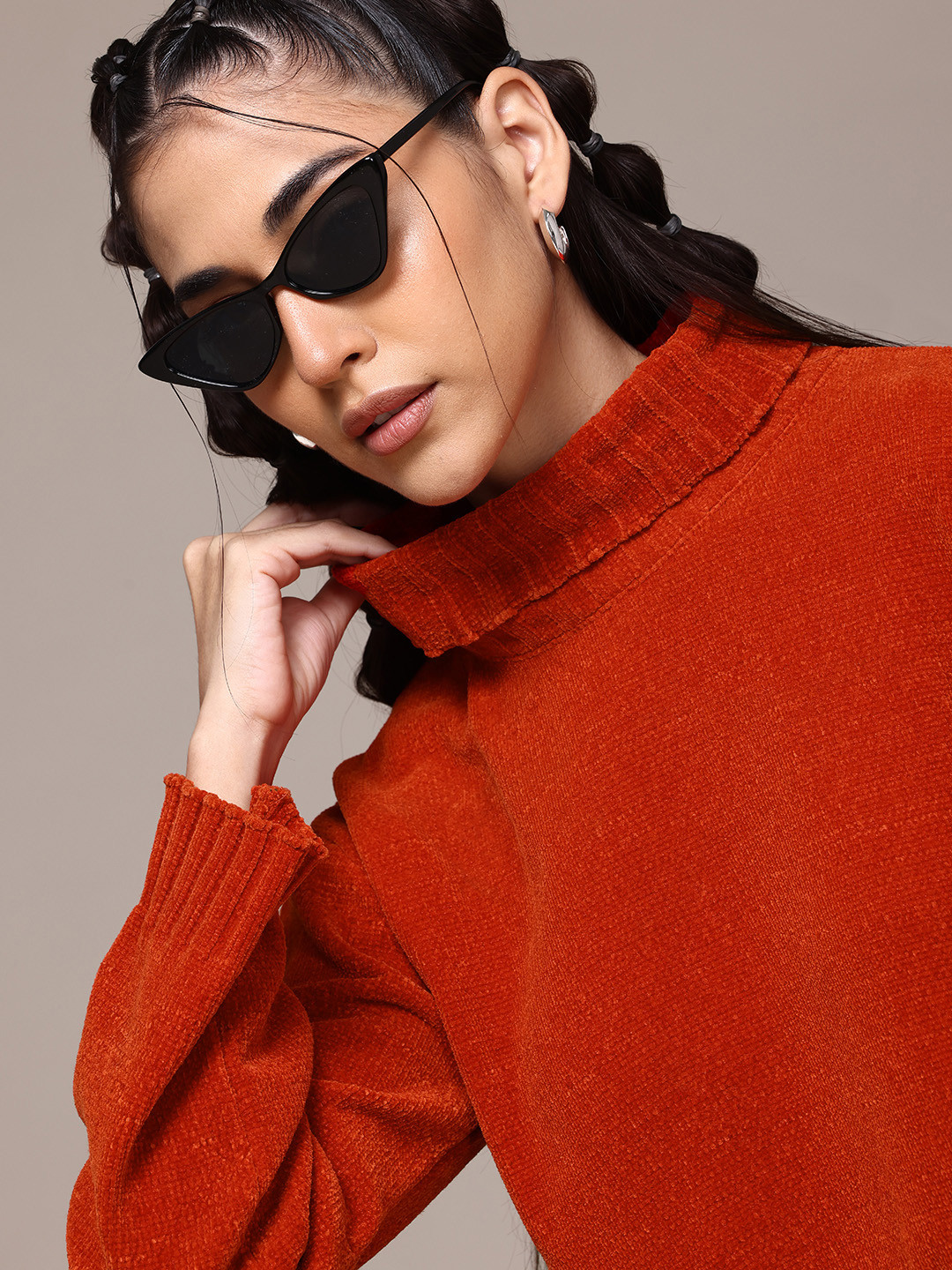 

Roadster The Lifestyle Co. High Neck Pullover, Red