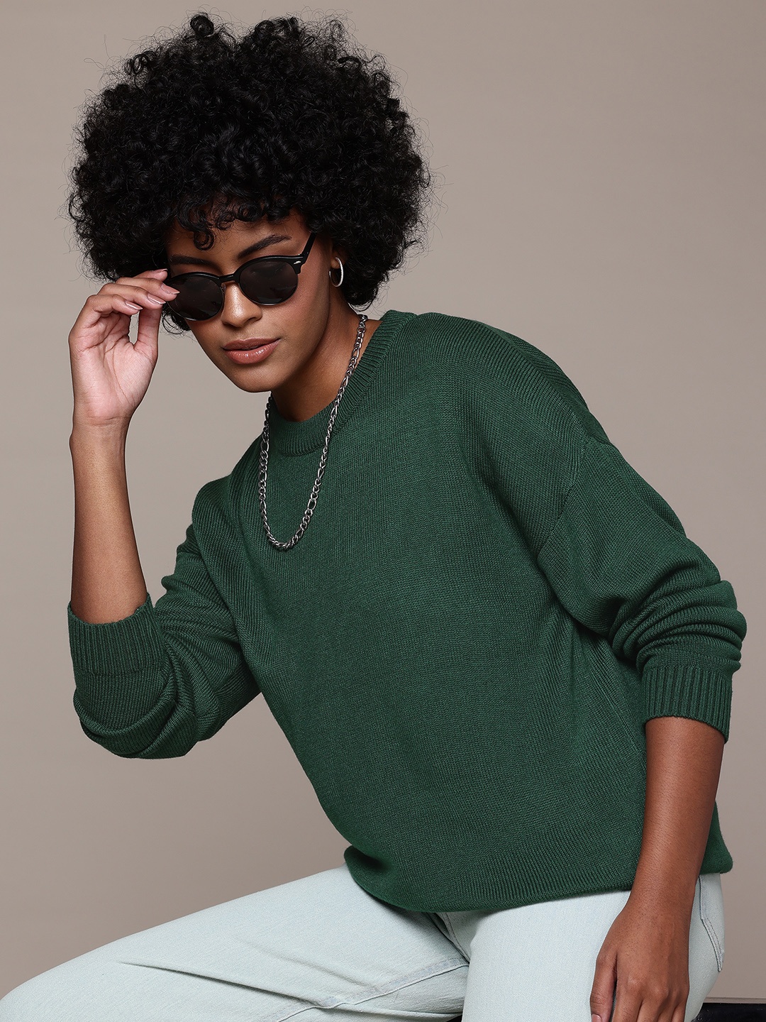 

The Roadster Lifestyle Co. Pullover Sweater, Green