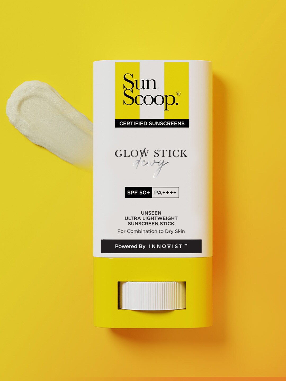 

SunScoop Glow Stick SPF 50+ PA++++ - 20 gm, Yellow