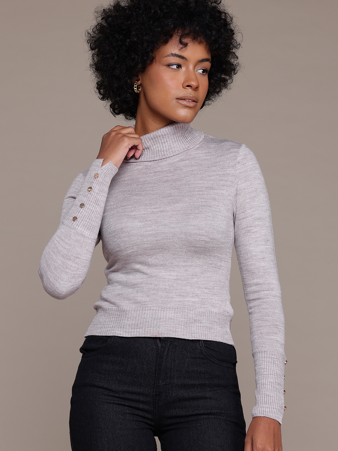

The Roadster Lifestyle Co. Turtleneck Pullover, Taupe
