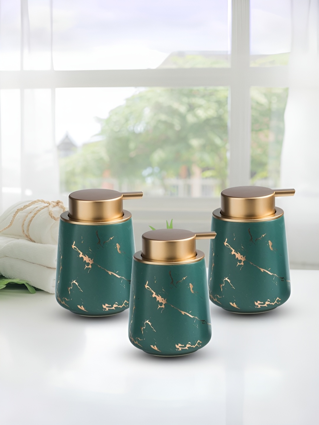 

The Better Home Green 3 Ceramic Soap Dispenser